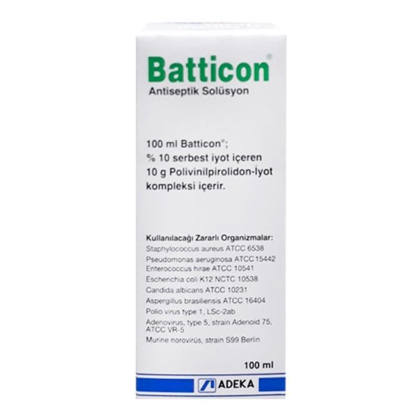 Batticon Antiseptik Solüsyon 100ml