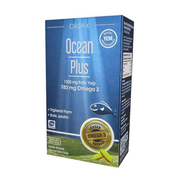 Ocean Plus 1200 mg Balık Yağı 30 Kapsül