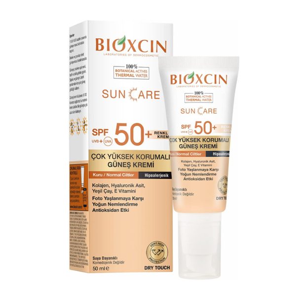 Bioxcin Sun Care Renkli Güneş Kremi Kuru Ciltler İçin SPF 50+ 50ml