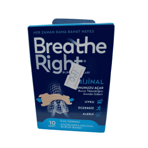 Breathe Right Küçük Orta Boy Burun Bandı 10 adet