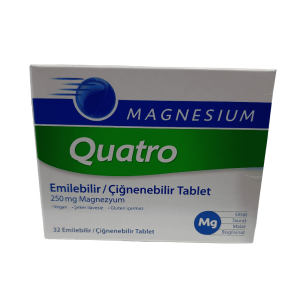 Magnesium Quatra 32 Çiğnenebilir Tablet