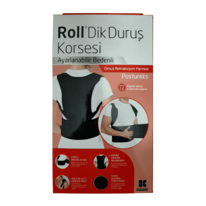 Roll Dik Duruş Korsesi Ayarlabilir Bedenli