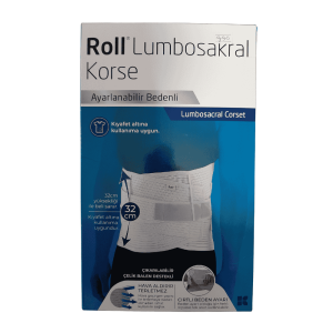 Roll Lumbosakral Korse Ayarlanabilir Bedenli