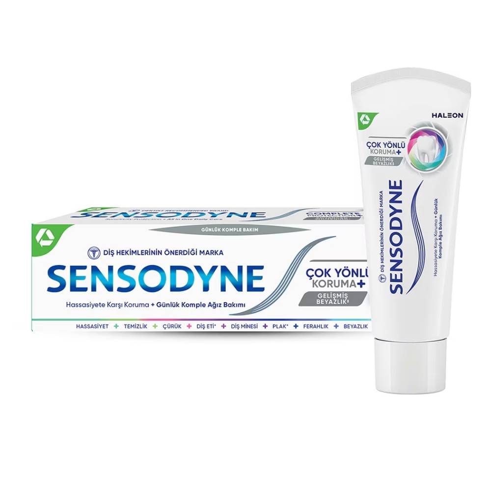 Sensodyne Diş Macunu Çok Yönlü Koruyucu ve Gelişmiş Beyaz 75ml