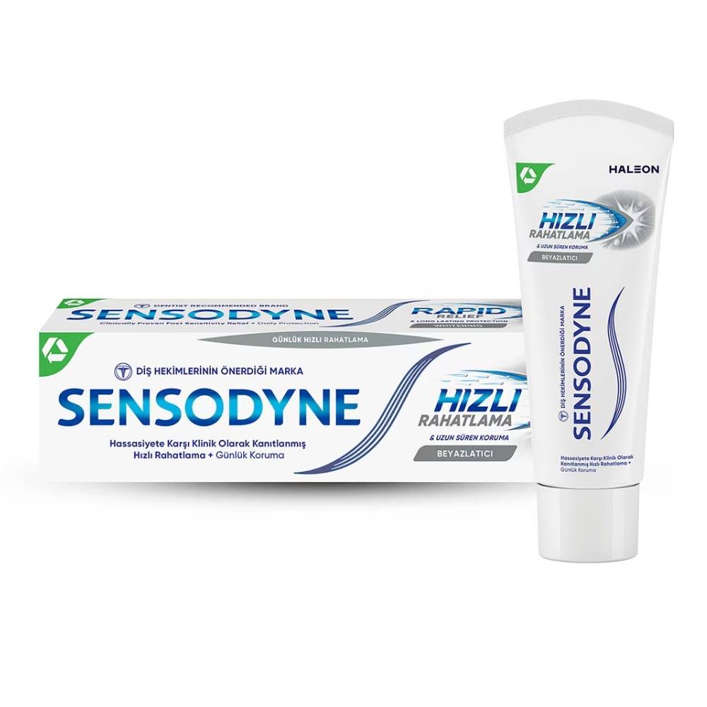 Sensodyne Hızlı Rahatlama Beyazlatıcı Diş Macunu 75ml